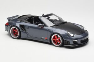 Porsche 911 997 Cabriolet Liberty Walk Cinzento GT Spirit 1:18 GT463 Resina - imagem 4 de 6