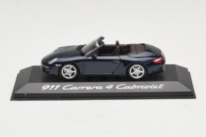 Porsche 911 997 Carrera 4 Cabriolet Azul Escuro Minichamps 1:43 WAP02015216-P1 Metal