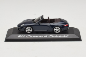 Porsche 911 997 Carrera 4 Cabriolet Azul Escuro Minichamps 1:43 WAP02015216-R1 Metal