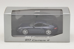 Porsche 911 997 Carrera 4 Dark Blue Metallic Minichamps 1:43 WAP02010016 Metal - imagem 3 de 3
