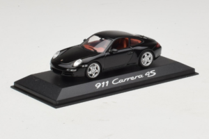 Porsche 911 997 Carrera 4S Preto Minichamps 1:43 WAP02010116 Metal - imagem 2 de 4