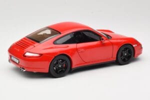 Porsche 911 997 Carrera 4S Vermelho Norev 1:18 187510 Metal - imagem 3 de 8