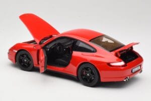 Porsche 911 997 Carrera 4S Vermelho Norev 1:18 187510 Metal - imagem 5 de 8