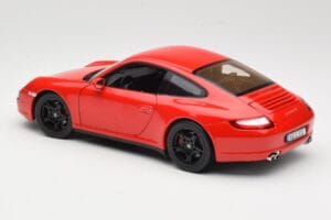 Porsche 911 997 Carrera 4S Vermelho Norev 1:18 187510 Metal - imagem 7 de 8