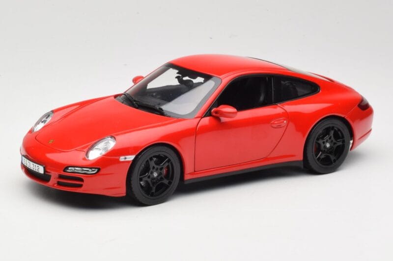 Porsche 911 997 Carrera 4S Vermelho Norev 1:18 187510 Metal
