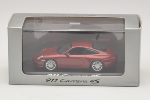 Porsche 911 997 Carrera 4S Vermelho Minichamps 1:43 WAP02001718 Metal - imagem 4 de 4
