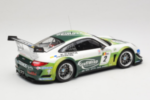 Porsche 911 997 GT3 R #2 Prospeed Competition B. Heylen / P. Lappalainen FIA GT3 2011 Minichamps 1:18 151118902 Metal - imagem 2 de 6