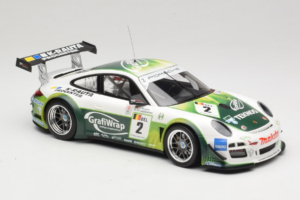 Porsche 911 997 GT3 R #2 Prospeed Competition B. Heylen / P. Lappalainen FIA GT3 2011 Minichamps 1:18 151118902 Metal - imagem 4 de 6