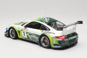 Porsche 911 997 GT3 R #2 Prospeed Competition B. Heylen / P. Lappalainen FIA GT3 2011 Minichamps 1:18 151118902 Metal - imagem 5 de 6
