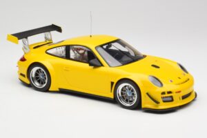 Porsche 911 997 GT3 R Street Racing Amarelo Minichamps 1:18 151108902 Metal - imagem 4 de 6