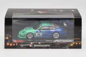 Porsche 911 997 GT3 R #44 Team Falken S. Henzler / P. Dumbreck / M. Ragginger / S. Asch 24 Hours Nurburgring 2011 Minichamps  - imagem 4 de 4
