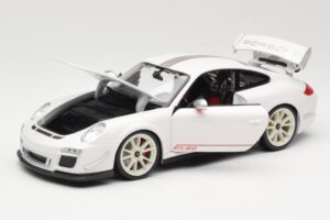 Porsche 911 997 GT3 RS 4.0 Branco Bburago 1:18 18-11036 Metal - imagem 2 de 8