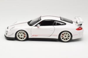 Porsche 911 997 GT3 RS 4.0 Branco Bburago 1:18 18-11036 Metal - imagem 4 de 8