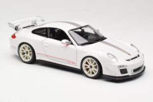 Porsche 911 997 GT3 RS 4.0 Branco Bburago 1:18 18-11036 Metal - imagem 6 de 8