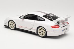 Porsche 911 997 GT3 RS 4.0 Branco Bburago 1:18 18-11036 Metal - imagem 7 de 8