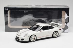 Porsche 911 997 GT3 RS 4.0 Branco Minichamps 1:18 155062221 Metal - imagem 6 de 6
