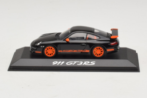 Porsche 911 997 GT3 RS Preto Laranja Minichamps 1:43 WAP02012817 Metal
