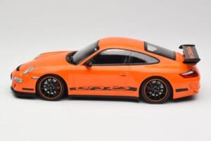 Porsche 911 997 GT3 RS Laranja Minichamps 1:18 155062122 Metal - imagem 3 de 6