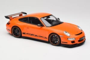 Porsche 911 997 GT3 RS Laranja Minichamps 1:18 155062122 Metal - imagem 4 de 6