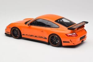 Porsche 911 997 GT3 RS Laranja Minichamps 1:18 155062122 Metal - imagem 5 de 6