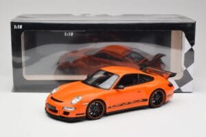 Porsche 911 997 GT3 RS Laranja Minichamps 1:18 155062122 Metal - imagem 6 de 6