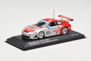 Porsche 911 997 GT3 RSR #80 Flying Lizard J. Van Overbeek / J. Bergmeister / S. Neiman 24 Hours of Le Mans 2008 Minichamps 1: - imagem 2 de 4