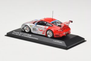 Porsche 911 997 GT3 RSR #80 Flying Lizard J. Van Overbeek / J. Bergmeister / S. Neiman 24 Hours of Le Mans 2008 Minichamps 1: - imagem 3 de 4