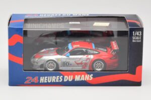 Porsche 911 997 GT3 RSR #80 Flying Lizard J. Van Overbeek / J. Bergmeister / S. Neiman 24 Hours of Le Mans 2008 Minichamps 1: - imagem 4 de 4