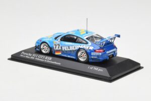 Porsche 911 997 GT3 RSR #77 Felbermayr-Proton Davidson / Henzler 24 Hours of Le Mans 2008 Minichamps 1:43 400087877 Metal - imagem 3 de 4
