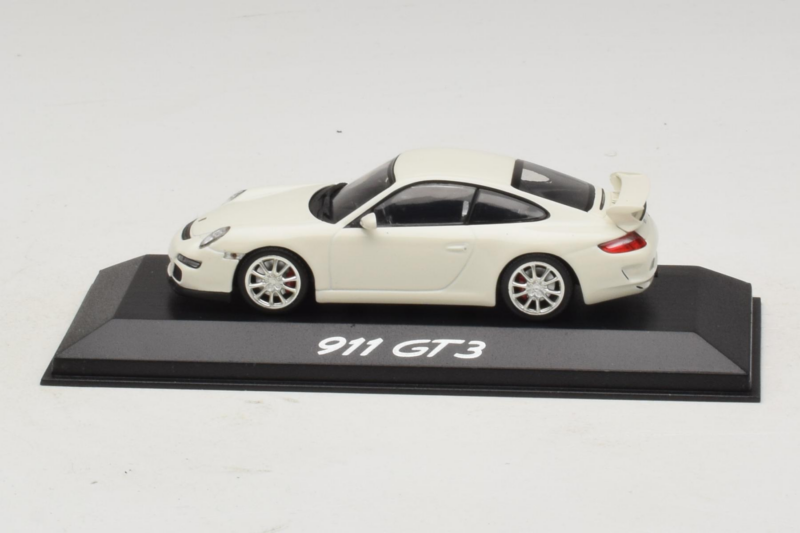 Porsche 911 997 GT3 Branco Minichamps 1:43 WAP02012016 Metal