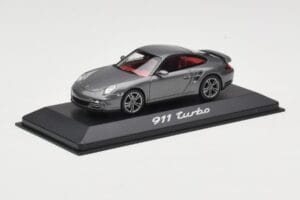 Porsche 911 997 Turbo Anthracite Grey Minichamps 1:43 WAP0200010A Metal - imagem 2 de 4