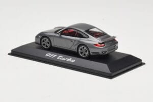 Porsche 911 997 Turbo Anthracite Grey Minichamps 1:43 WAP0200010A Metal - imagem 3 de 4