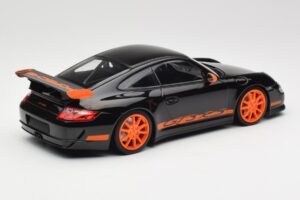 Porsche 911 997.1 GT3 RS Preto Minichamps 1:18 155062121 Metal - imagem 2 de 6