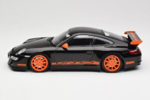 Porsche 911 997.1 GT3 RS Preto Minichamps 1:18 155062121 Metal - imagem 3 de 6