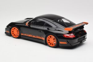Porsche 911 997.1 GT3 RS Preto Minichamps 1:18 155062121 Metal - imagem 5 de 6