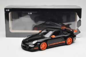 Porsche 911 997.1 GT3 RS Preto Minichamps 1:18 155062121 Metal - imagem 6 de 6