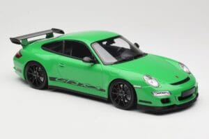 Porsche 911 997.1 GT3 RS Verde Minichamps 1:18 155062124 Metal - imagem 4 de 6