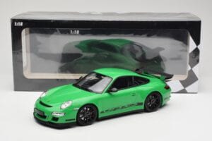 Porsche 911 997.1 GT3 RS Verde Minichamps 1:18 155062124 Metal - imagem 6 de 6