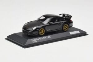 Porsche 911 997.2 GT2 RS Preto com Jantes Douradas Minichamps 1:43 400069402 Metal - imagem 2 de 4