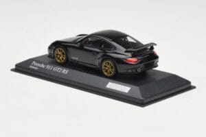 Porsche 911 997.2 GT2 RS Preto com Jantes Douradas Minichamps 1:43 400069402 Metal - imagem 3 de 4