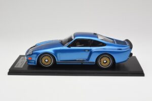 Porsche 911 930 Almeras Biturbo 3.3 Azul Kess 1:18 KE18005A Resina - imagem 3 de 6