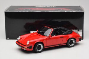Porsche 911 SC Cabriolet Vermelho Minichamps 1:18 100063030 Metal - imagem 8 de 8