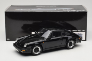 Porsche 911 Carrera 3.2 Preto Minichamps 1:18 100063060-R1 Metal - imagem 8 de 8