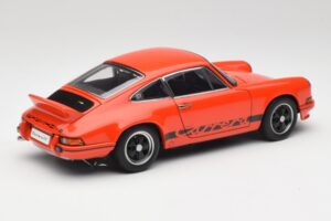 Porsche 911 Carrera RS 2.7 Laranja & Riscas Pretas AUTOart 1:18 78054 Metal - imagem 3 de 8