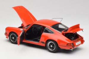 Porsche 911 Carrera RS 2.7 Laranja & Riscas Pretas AUTOart 1:18 78054 Metal - imagem 5 de 8