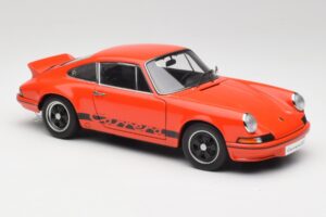 Porsche 911 Carrera RS 2.7 Laranja & Riscas Pretas AUTOart 1:18 78054 Metal - imagem 6 de 8