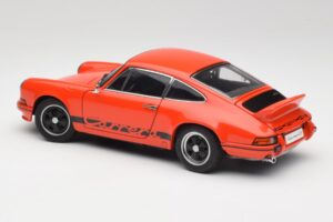 Porsche 911 Carrera RS 2.7 Laranja & Riscas Pretas AUTOart 1:18 78054 Metal - imagem 7 de 8