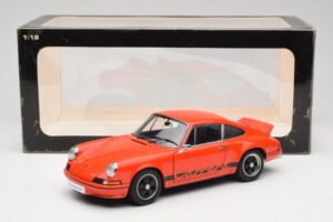 Porsche 911 Carrera RS 2.7 Laranja & Riscas Pretas AUTOart 1:18 78054 Metal - imagem 8 de 8