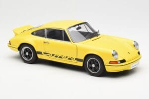 Porsche 911 Carrera RS 2.7 Amarelo AUTOart 1:18 78053 Metal - imagem 6 de 8