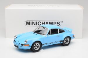 Porsche 911 Carrera RSR Azul & Preto Minichamps 1:18 107065021 Metal - imagem 6 de 6